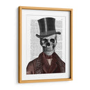 Caballero Esqueleto Y Sombrero De Copa - Fab Funky | Cuadro decorativo de Canvas Lab