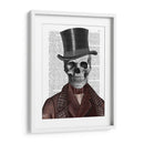 Caballero Esqueleto Y Sombrero De Copa - Fab Funky | Cuadro decorativo de Canvas Lab