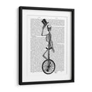 Esqueleto En Unicycle - Fab Funky | Cuadro decorativo de Canvas Lab