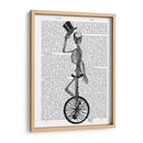Esqueleto En Unicycle - Fab Funky | Cuadro decorativo de Canvas Lab