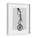 Esqueleto En Unicycle - Fab Funky | Cuadro decorativo de Canvas Lab