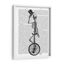 Esqueleto En Unicycle - Fab Funky | Cuadro decorativo de Canvas Lab