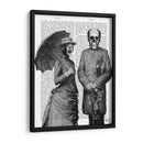 Mujer Gritando Y Cráneo - Fab Funky | Cuadro decorativo de Canvas Lab