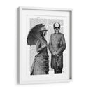 Mujer Gritando Y Cráneo - Fab Funky | Cuadro decorativo de Canvas Lab
