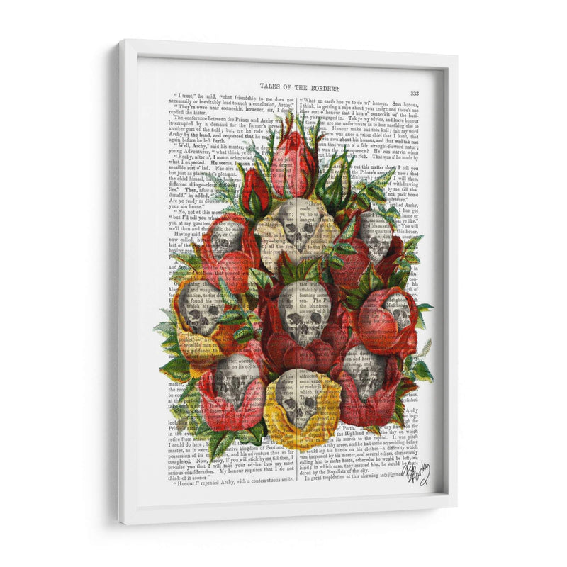 Ramo De Cráneos - Fab Funky | Cuadro decorativo de Canvas Lab