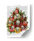 Ramo De Cráneos - Fab Funky | Cuadro decorativo de Canvas Lab