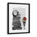 Cráneo Y Libros - Fab Funky | Cuadro decorativo de Canvas Lab