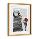 Cráneo Y Libros - Fab Funky | Cuadro decorativo de Canvas Lab