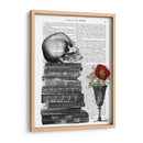 Cráneo Y Libros - Fab Funky | Cuadro decorativo de Canvas Lab