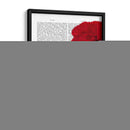 Pastor Alemán En Sombrero Lanudo Rojo - Fab Funky | Cuadro decorativo de Canvas Lab