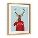 Ciervos En Suéter De Esquí - Fab Funky | Cuadro decorativo de Canvas Lab