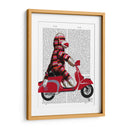 Mono De Calcetín En Ciclomotor - Fab Funky | Cuadro decorativo de Canvas Lab