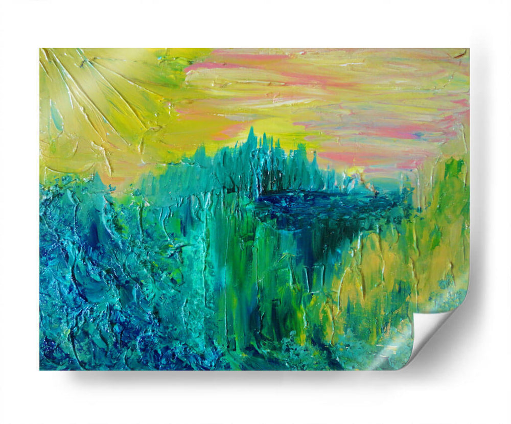 Vegetación de óleo | Cuadro decorativo de Canvas Lab