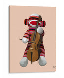 Mono De Calcetín Y Violonchelo - Fab Funky | Cuadro decorativo de Canvas Lab