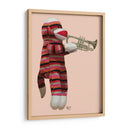 Mono De Calcetín Tocando Trompeta - Fab Funky | Cuadro decorativo de Canvas Lab