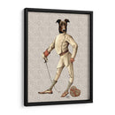 Greyhound Fencer En Crema Llena - Fab Funky | Cuadro decorativo de Canvas Lab
