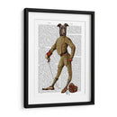 Greyhound Fencer Oscuro Completo - Fab Funky | Cuadro decorativo de Canvas Lab