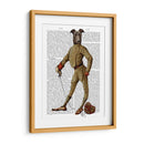 Greyhound Fencer Oscuro Completo - Fab Funky | Cuadro decorativo de Canvas Lab