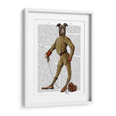 Greyhound Fencer Oscuro Completo - Fab Funky | Cuadro decorativo de Canvas Lab