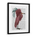 Pájaro Marsala Con Cresta - Fab Funky | Cuadro decorativo de Canvas Lab