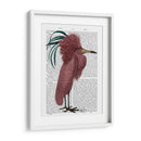 Pájaro Marsala Con Cresta - Fab Funky | Cuadro decorativo de Canvas Lab