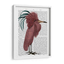 Pájaro Marsala Con Cresta - Fab Funky | Cuadro decorativo de Canvas Lab