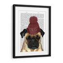 Pug Snug - Fab Funky | Cuadro decorativo de Canvas Lab