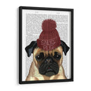 Pug Snug - Fab Funky | Cuadro decorativo de Canvas Lab