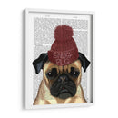 Pug Snug - Fab Funky | Cuadro decorativo de Canvas Lab