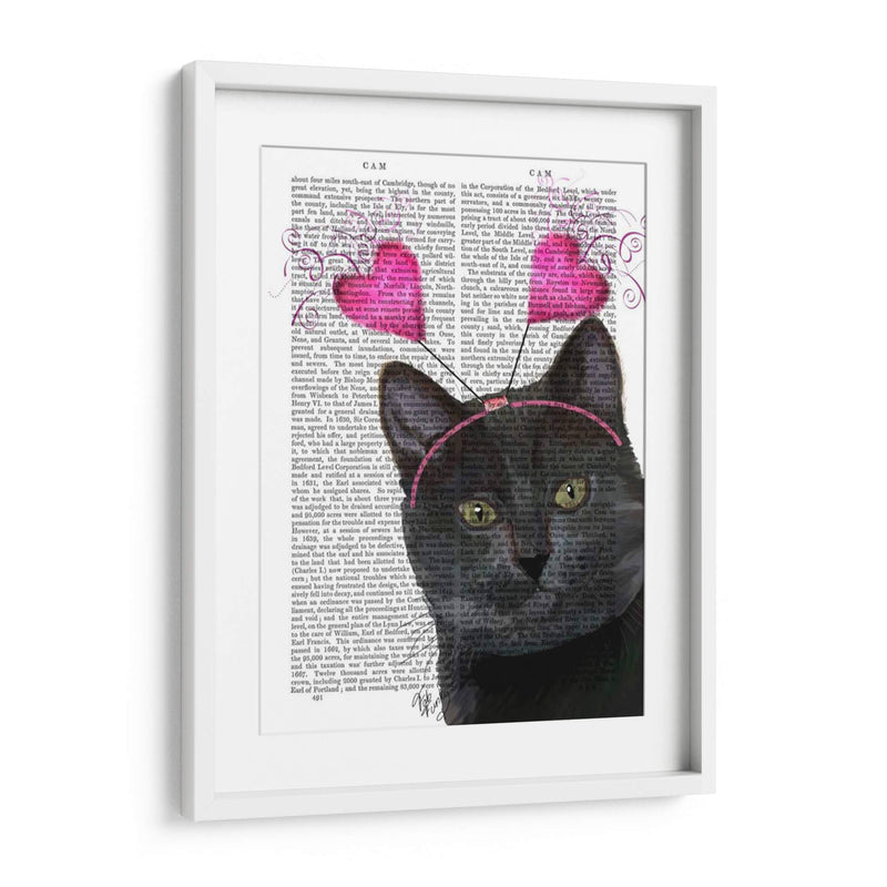 San Valentín De Gato Negro - Fab Funky | Cuadro decorativo de Canvas Lab