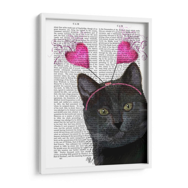 San Valentín De Gato Negro - Fab Funky | Cuadro decorativo de Canvas Lab