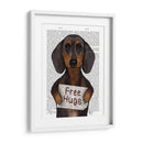 Dachshund Free Hongs - Fab Funky | Cuadro decorativo de Canvas Lab