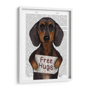 Dachshund Free Hongs - Fab Funky | Cuadro decorativo de Canvas Lab