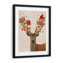 Aves De Ciervos Y Amor - Fab Funky | Cuadro decorativo de Canvas Lab