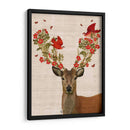 Aves De Ciervos Y Amor - Fab Funky | Cuadro decorativo de Canvas Lab