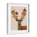 Aves De Ciervos Y Amor - Fab Funky | Cuadro decorativo de Canvas Lab