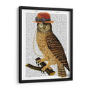 Búho Con Sombrero De Bolos De Estilo Steampunk - Fab Funky | Cuadro decorativo de Canvas Lab