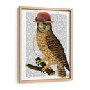 Búho Con Sombrero De Bolos De Estilo Steampunk - Fab Funky | Cuadro decorativo de Canvas Lab