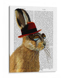Steampunk Hare Con Bombín - Fab Funky | Cuadro decorativo de Canvas Lab