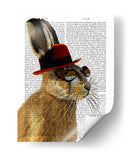 Steampunk Hare Con Bombín - Fab Funky | Cuadro decorativo de Canvas Lab