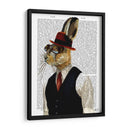 Horatio Hare En Chaleco Periódico - Fab Funky | Cuadro decorativo de Canvas Lab