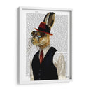 Horatio Hare En Chaleco Periódico - Fab Funky | Cuadro decorativo de Canvas Lab
