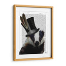 Steampunk Badger En El Sombrero De Copa - Fab Funky | Cuadro decorativo de Canvas Lab