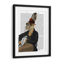 Horatio Hare En Silla Periódico - Fab Funky | Cuadro decorativo de Canvas Lab