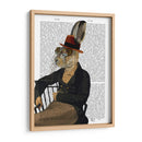 Horatio Hare En Silla Periódico - Fab Funky | Cuadro decorativo de Canvas Lab