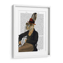 Horatio Hare En Silla Periódico - Fab Funky | Cuadro decorativo de Canvas Lab