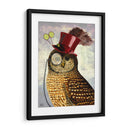 Búho Con Sombrero De Copa - Fab Funky | Cuadro decorativo de Canvas Lab