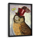 Búho Con Sombrero De Copa - Fab Funky | Cuadro decorativo de Canvas Lab
