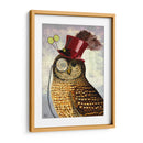 Búho Con Sombrero De Copa - Fab Funky | Cuadro decorativo de Canvas Lab