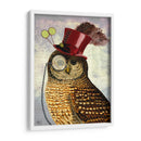 Búho Con Sombrero De Copa - Fab Funky | Cuadro decorativo de Canvas Lab